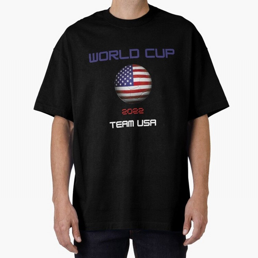 World cup 2022 Team USA Oversized T-Shirt Refresh Match Day Hype around FIFA World Cup 2026, CR7, Argentina and Brazil, Stadium Memories, Football Loyalty, International Chants and Championship Tradition; Built for Supporters Chasing Trophy Dreams,
