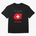 SWETZERLAND WORLD CUP 2026 Oversized T-Shirt Show Passion for the Stars of FIFA World Cup 2026 USA Canada Mexico Spirit, Connected to Brazil, Neymar, Haaland and Cristiano Ronaldo, Football History, Final Match Energy, Crowd Noise and Once in a