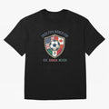 North America United Soccer 2026 Vintage Crest Oversized T-Shirt Feel the Heartbeat of FIFA World Cup 2026 Group Stage Spirit, Driven by England, CR7, Tournament Hype, Historic Matchups, Family Viewing Parties and Global Sports Pride; Ideal for