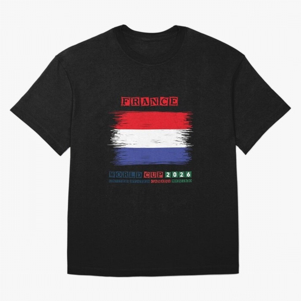 FRANCE WORLD CUP 2026 Oversized T-Shirt Show Up for the Glory of Match Day Hype around FIFA World Cup 2026 USA Canada Mexico, Mbappe, England and Germany, Match Day Excitement, Supporter Culture, Golden Goals and Global Football Passion; Made for