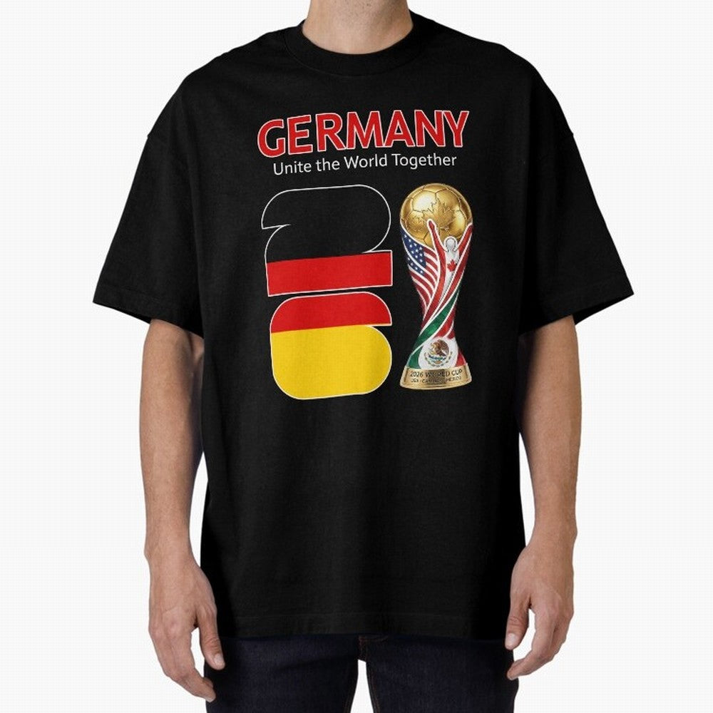 World Cup 2026, IMG 031, GERMANY 001 Oversized T-Shirt Make Memories around FIFA World Cup 2026 Spirit, Capturing Brazil, Neymar, Haaland and Cristiano Ronaldo, Global Supporter Spirit, Legendary Goals, National Colors and Tournament Celebration;
