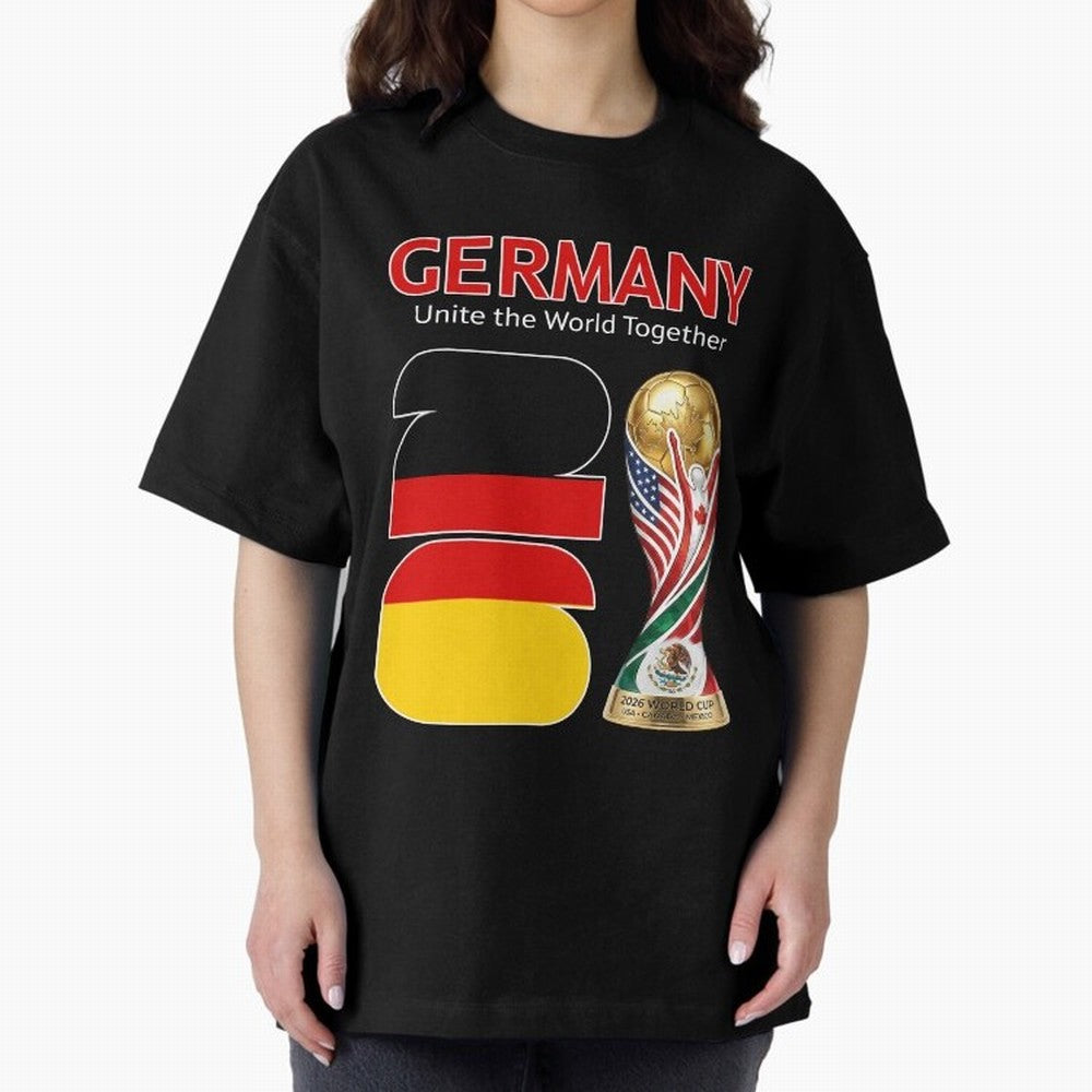 World Cup 2026, IMG 031, GERMANY 001 Oversized T-Shirt Make Memories around FIFA World Cup 2026 Spirit, Capturing Brazil, Neymar, Haaland and Cristiano Ronaldo, Global Supporter Spirit, Legendary Goals, National Colors and Tournament Celebration;