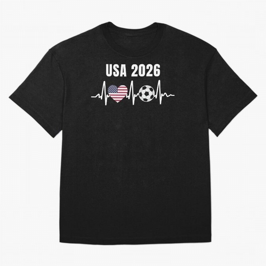 Soccer USA 2026 American Flag America World Cup Fan Gift Oversized T-Shirt Remember FIFA World Cup 2026 USA Canada Mexico Spirit, Built around England and Germany, Neymar, Haaland and Cristiano Ronaldo, Championship Spirit, Famous Goals, Roaring