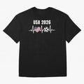 Soccer USA 2026 American Flag America World Cup Fan Gift Oversized T-Shirt Remember FIFA World Cup 2026 USA Canada Mexico Spirit, Built around England and Germany, Neymar, Haaland and Cristiano Ronaldo, Championship Spirit, Famous Goals, Roaring