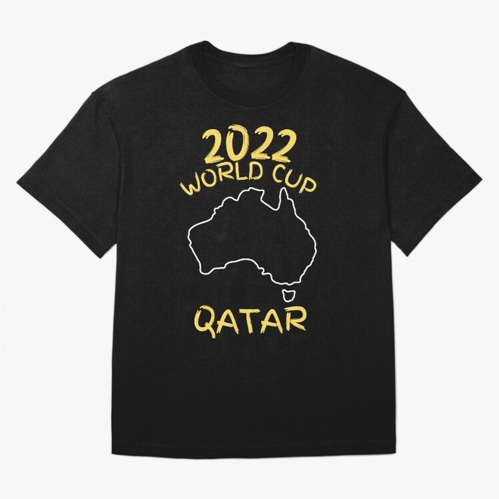 Socceroos World Cup 2022 Qatar Oversized T-Shirt Celebrate Football Dreams Across FIFA World Cup 2026 USA Canada Mexico for Fans of Mbappe and Neymar and Argentina and Brazil, Bringing Football Passion, Legendary Performances, Festival Vibes and