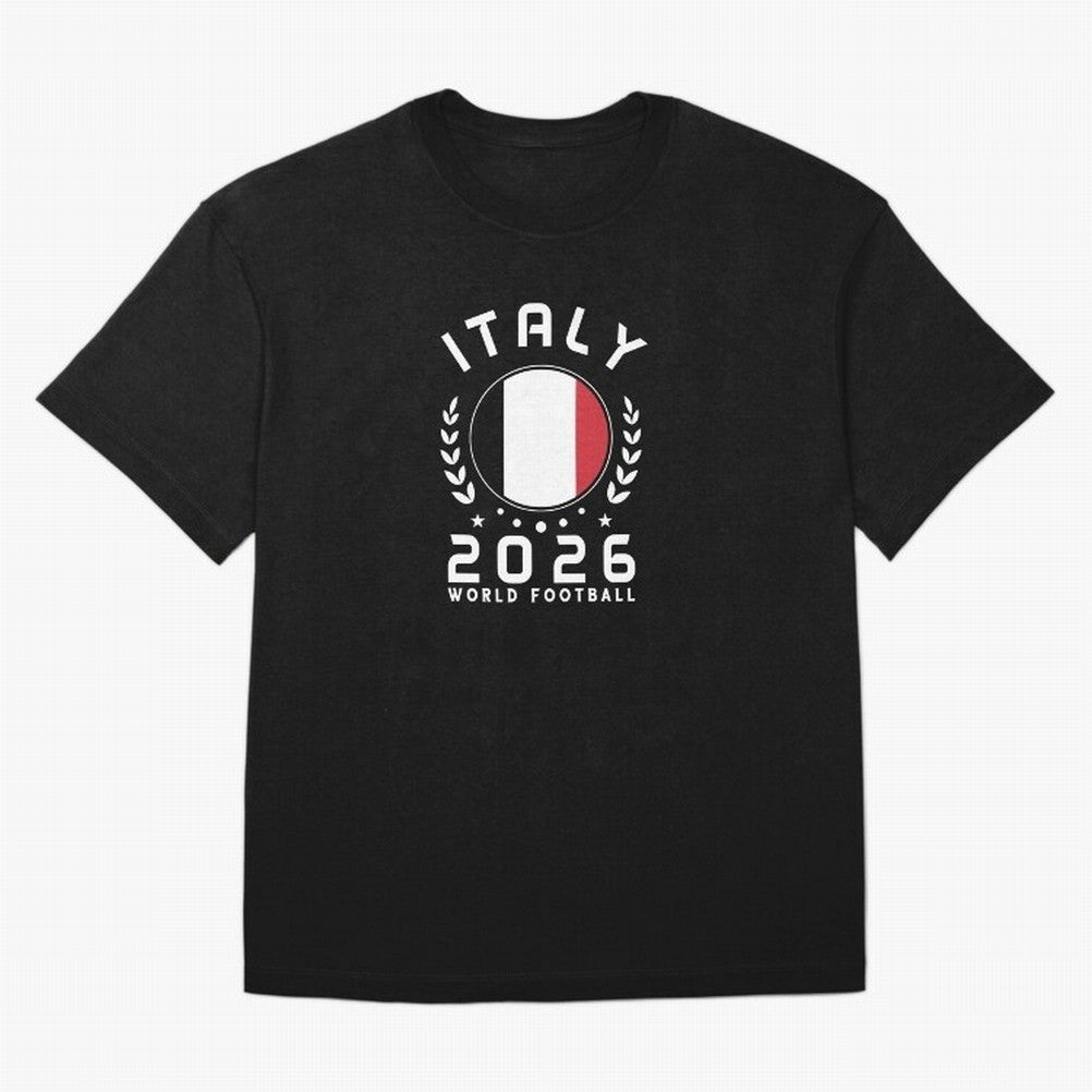 World Cup 2026 Italy Football Fan Italian Supporter T-Shirt_88563599 Oversized T-Shirt Celebrate Fan Culture around FIFA World Cup 2026 Spirit, Centered on Argentina, Messi, Football Festival Excitement, Trophy Ambitions, Country Rivalries and Star