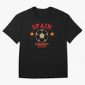 Spain 2026 ¡ª Vintage Soccer Tee Oversized T-Shirt Live for the Drama of Match Day Hype around FIFA World Cup 2026, Messi, Neymar and Mbappe, Brazil, Worldwide Fan Energy, Dramatic Goals, Stadium Lights and Championship Celebrations; Ideal for Fans