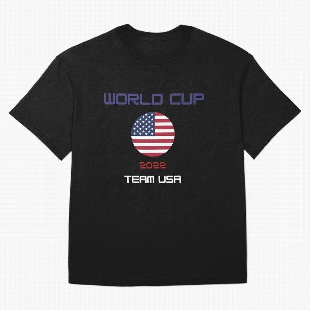 World cup 2022 Team USA Oversized T-Shirt Bring Retro Soccer Energy to FIFA World Cup 2026 Group Stage Spirit, Capturing England, Neymar, Classic Soccer Heritage, Championship Pressure, Fan Loyalty and International Pride; Great for Watch Parties,