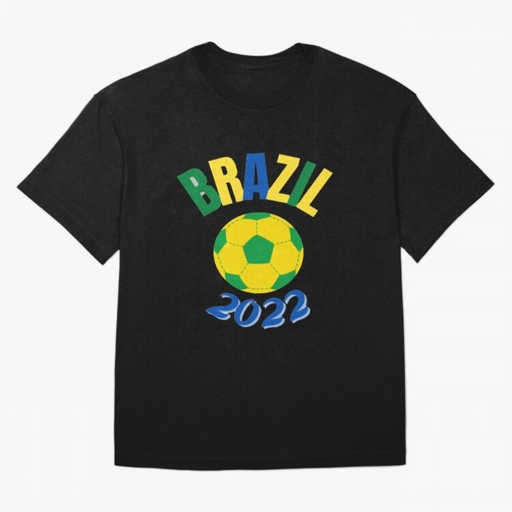 Brazil FIFA world cup 2022 T shirt Oversized T-Shirt Wear the Spirit of Global Football Passion for FIFA World Cup 2026 Group Stage, Made for Messi, Germany, Tournament Hype, Historic Matchups, Family Viewing Parties and Global Sports Pride; Great