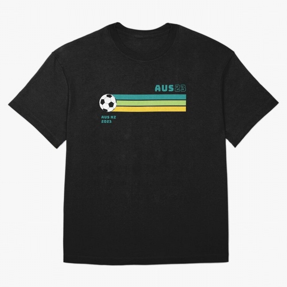 Australian Womens World Cup 2023 Oversized T-Shirt Carry National Pride through Global Football Passion for FIFA World Cup 2026 USA Canada Mexico, Inspired by CR7 and Messi, Brazil, Retro Football Energy, Iconic Rivalries, Trophy Chase Drama and