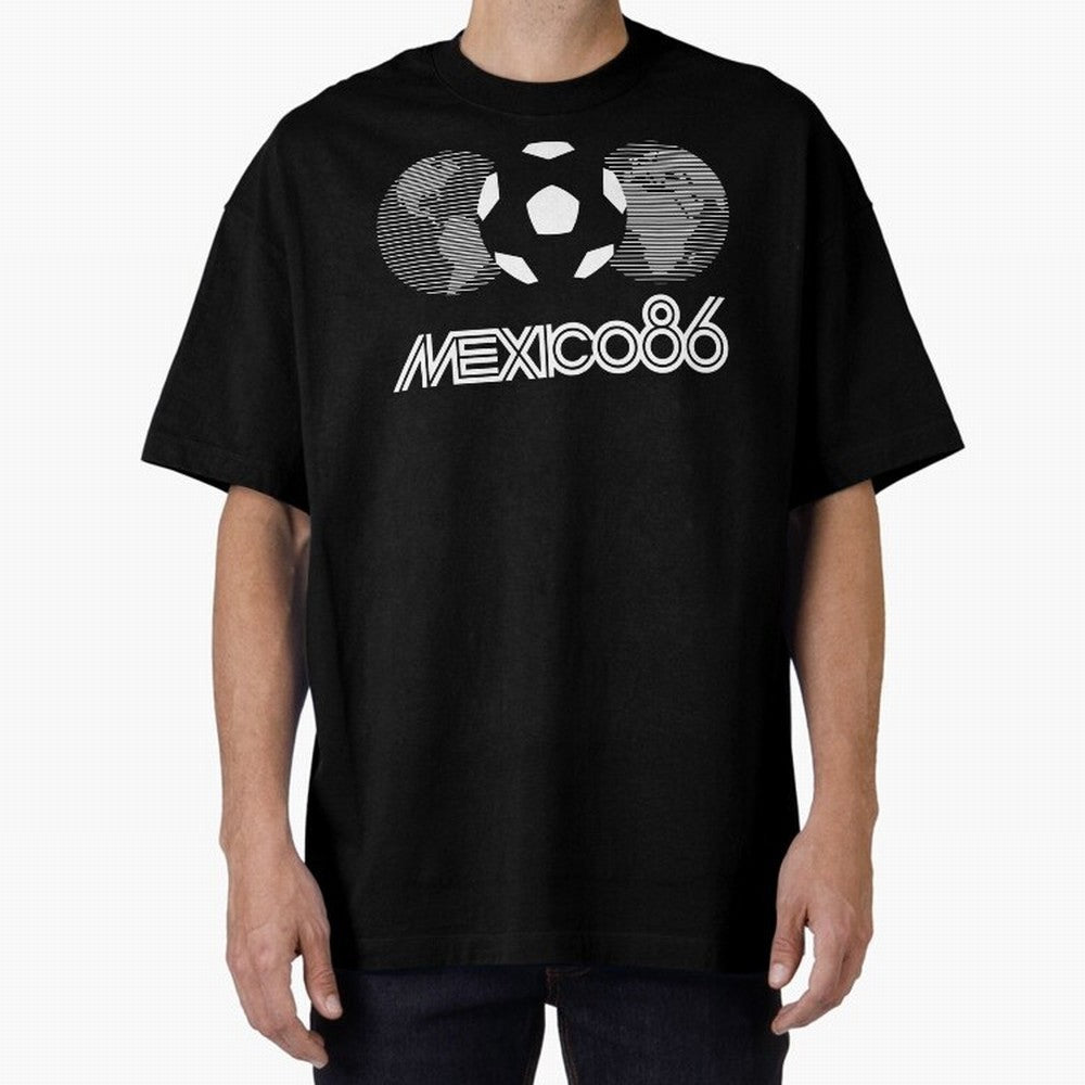 The World Cup Mexico 86 Oversized T-Shirt Wear the Spirit of Match Day Hype around FIFA World Cup 2026, Cristiano Ronaldo, Haaland and CR7, England, Fan Favorite Moments, National Team Passion, Big Match Drama and Soccer History; Ideal for Fans Who
