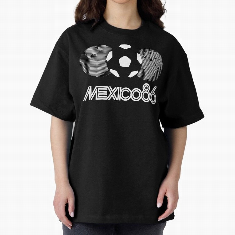 The World Cup Mexico 86 Oversized T-Shirt Wear the Spirit of Match Day Hype around FIFA World Cup 2026, Cristiano Ronaldo, Haaland and CR7, England, Fan Favorite Moments, National Team Passion, Big Match Drama and Soccer History; Ideal for Fans Who