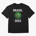 Brasil Flag Soccer Jersey Football Graphic Design T-Shirt Oversized T-Shirt Show Match Day Excitement for Global Football Passion for FIFA World Cup 2026 USA Canada Mexico, Celebrating Cristiano Ronaldo, Haaland and CR7, England, France and