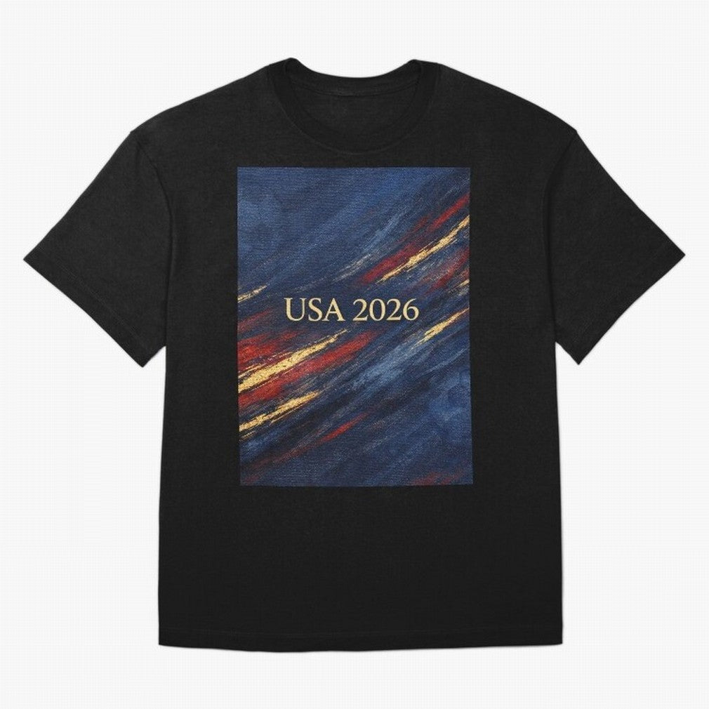 Elevated USA 2026 Soccer Oversized T-Shirt Wear the Spirit of Match Day Hype around FIFA World Cup 2026 Group Stage, Messi and Cristiano Ronaldo, England, France and Netherlands, Game Day Rituals, Football Legends, Country Pride and the Road to the