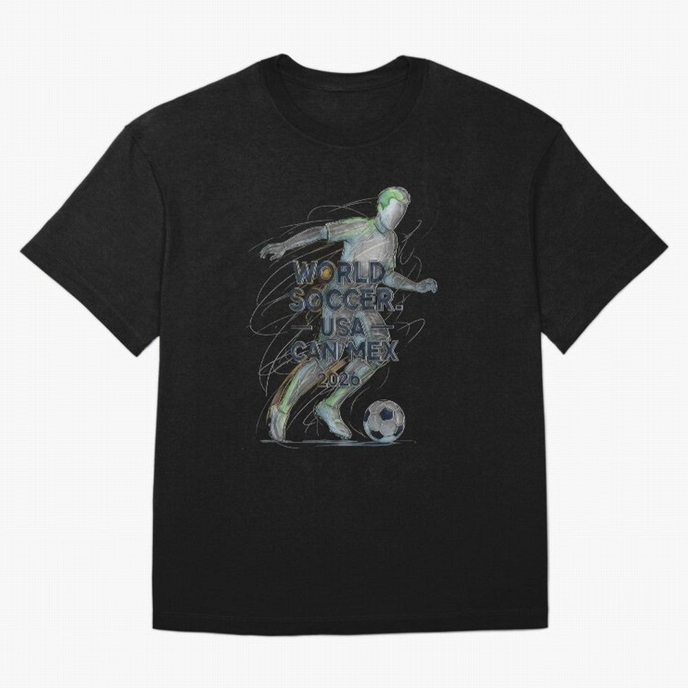Triumphant Kick 2026 Oversized T-Shirt Support Iconic Players in FIFA World Cup 2026 Filled with Haaland and Mbappe, Netherlands Energy, Goal Celebration Energy, Supporter Heritage, Football Icons and Worldwide Tournament Joy; Made for Die Hard