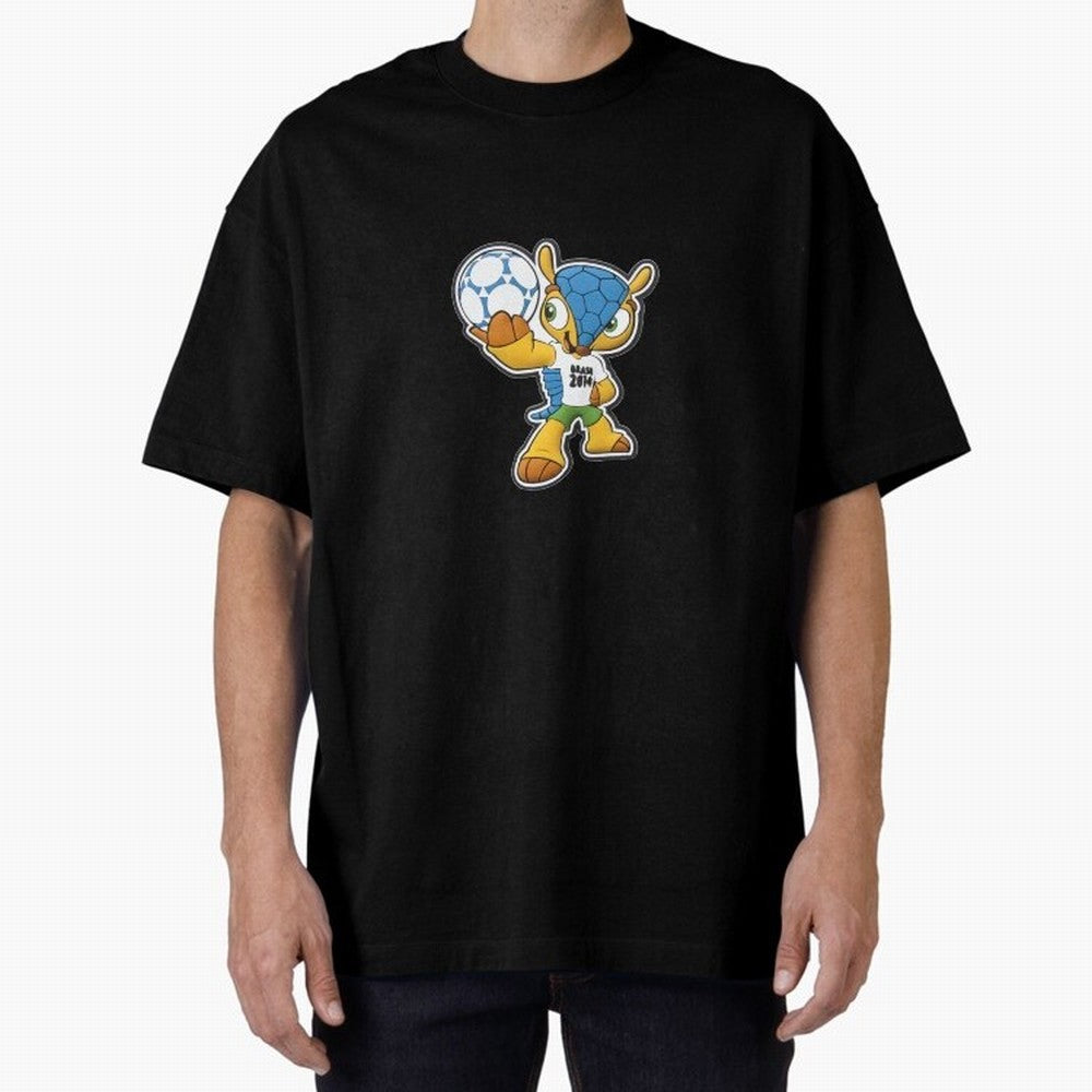 Brazil 14 Oversized T-Shirt Back Your Heroes with Match Day Hype around FIFA World Cup 2026 USA Canada Mexico, CR7, Spain, Match Day Excitement, Supporter Culture, Golden Goals and Global Football Passion; Ideal for Football Dads, Football Moms,