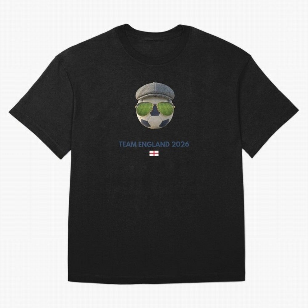 Football Fan Gear: Team England 2026 Oversized T-Shirt Honor FIFA World Cup 2026 Group Stage Spirit, Built around England, Neymar, Worldwide Fan Energy, Dramatic Goals, Stadium Lights and Championship Celebrations; Perfect for Fans, Collectors,
