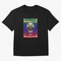 Morocco 2026 World Cup - Traditional Zellige Football Oversized T-Shirt Bring World Football Passion into Match Day Hype around FIFA World Cup 2026, Cristiano Ronaldo, Argentina and Brazil, Football History, Final Match Energy, Crowd Noise and Once
