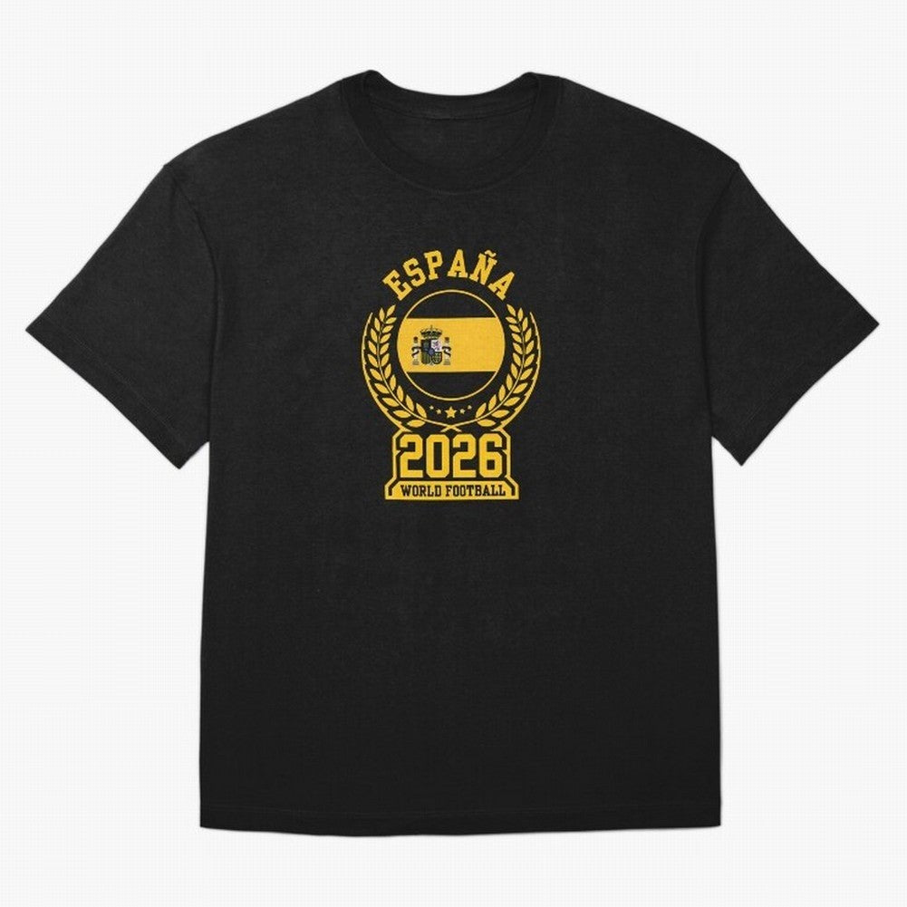Spain World Football 2026 T-Shirt_87604013 Oversized T-Shirt Bring Global Tournament Vibes to FIFA World Cup 2026 Built around Messi, Neymar and Mbappe, Brazil, Portugal and Argentina Energy, Tournament Hype, Historic Matchups, Family Viewing