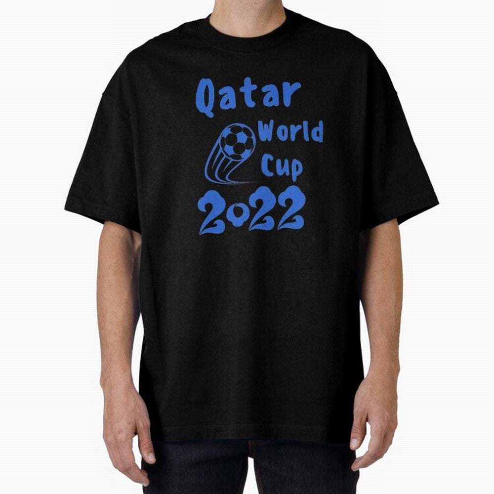 qatar world cup 2022 Oversized T-Shirt Follow Every Goal of the FIFA World Cup 2026 Journey through Messi and Cristiano Ronaldo Highlights, England and Germany Pride, Champion Mindset, Group Stage Buzz, Knockout Tension and Passionate Fan Culture;