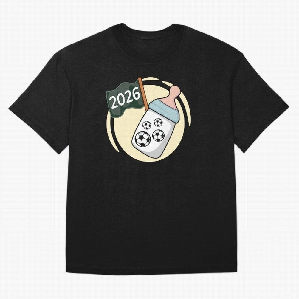 Baby 2026 FOOTBALL Oversized T-Shirt Carry the Colors and Pride of Global Football Passion for FIFA World Cup 2026, with Messi, Spain and Netherlands, Tournament Hype, Historic Matchups, Family Viewing Parties and Global Sports Pride; Ideal for