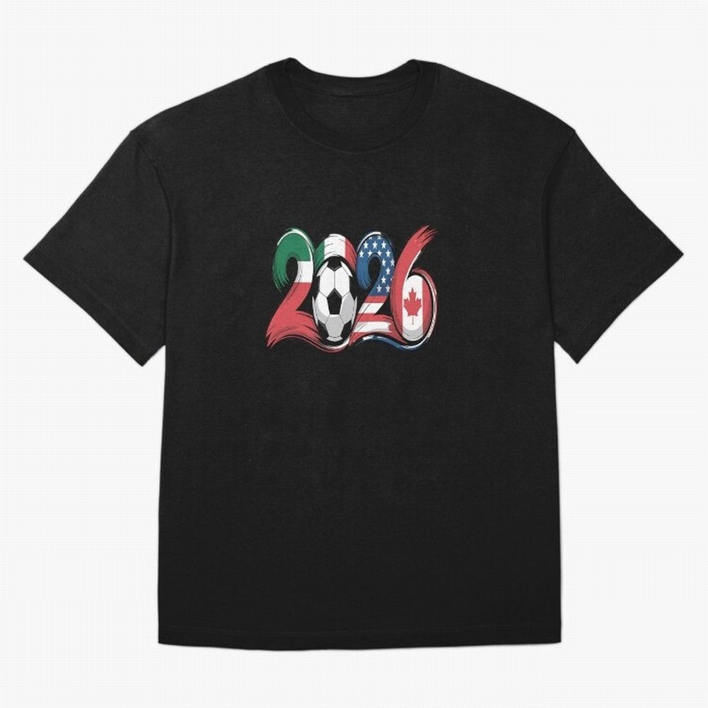 2026 Soccer Play Game Year Players Oversized T-Shirt Back Your Heroes with FIFA World Cup 2026 Group Stage Featuring Neymar, Haaland and Cristiano Ronaldo, England Energy, Supporter Pride, Iconic Celebrations, Legendary Names and Global Match Day