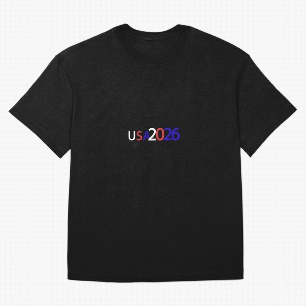 USA 2026 Oversized T-Shirt Show Your Love for Global Football Passion for FIFA World Cup 2026 Group Stage, Inspired by CR7, Portugal, Spain and Germany, Fan Favorite Moments, National Team Passion, Big Match Drama and Soccer History; Ideal for
