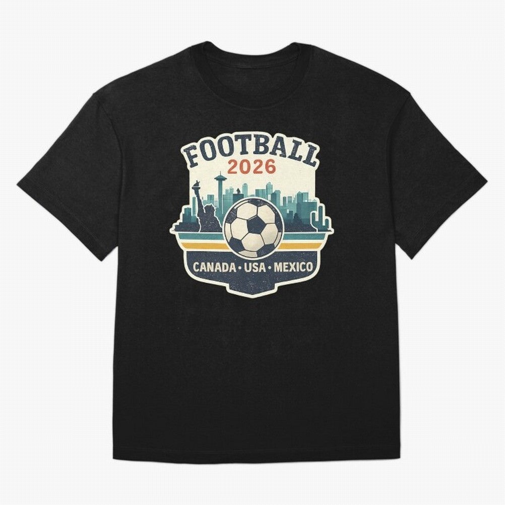 Football 2026 One World One Goal Oversized T-Shirt Upgrade Match Day Hype around FIFA World Cup 2026 Group Stage, Haaland, Argentina and Brazil, Game Day Rituals, Football Legends, Country Pride and the Road to the Final; Made for Collectors Who