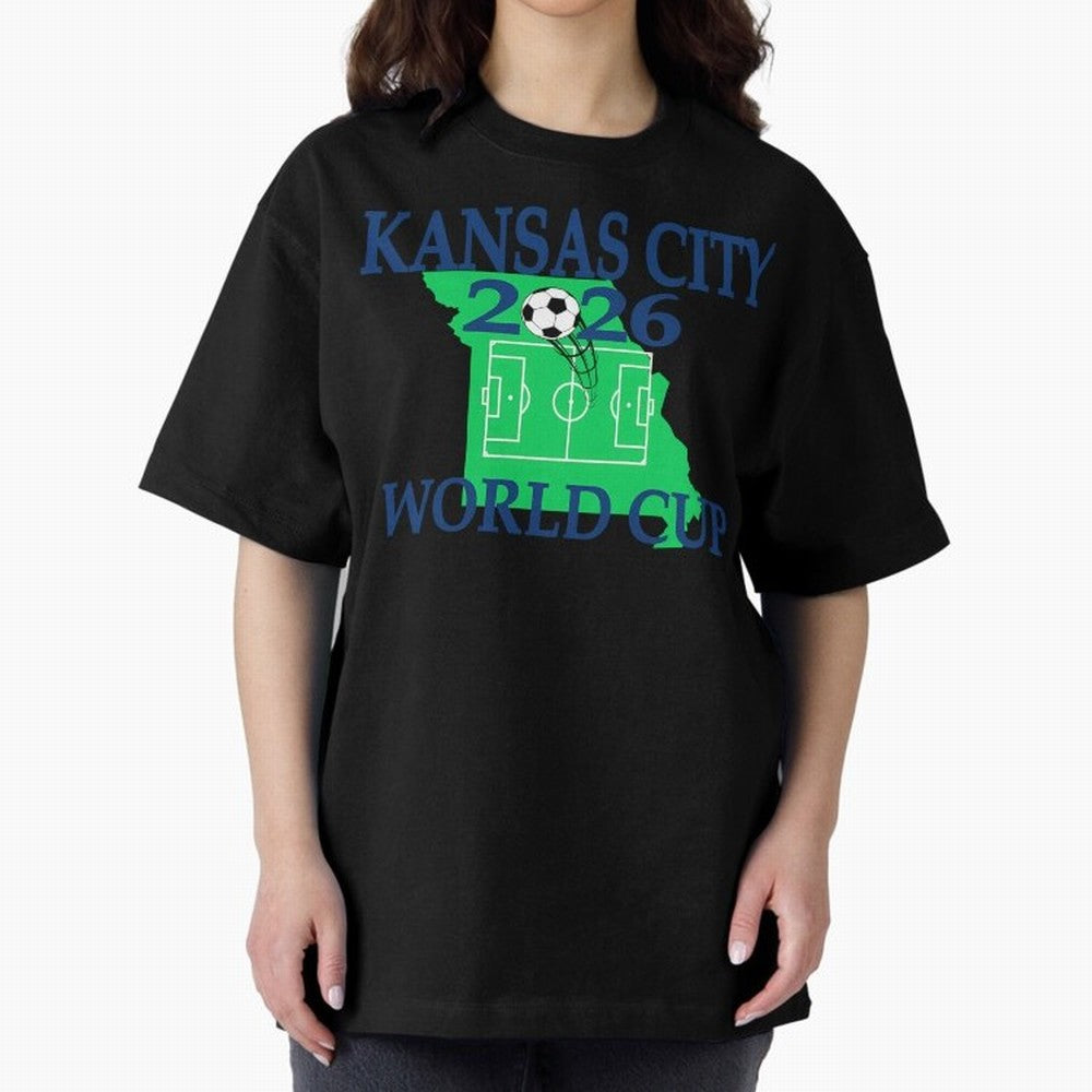 Kansas City 2026 world cup Oversized T-Shirt Bring the FIFA World Cup 2026 USA Canada Mexico Journey through Haaland Highlights, Germany Pride, Supporter Pride, Iconic Celebrations, Legendary Names and Global Match Day Energy; Built for Supporters