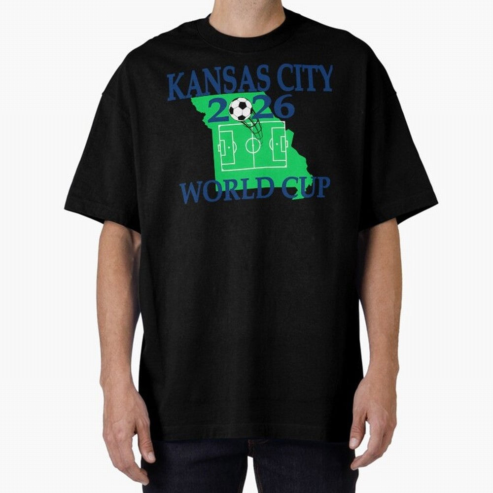 Kansas City 2026 world cup Oversized T-Shirt Bring the FIFA World Cup 2026 USA Canada Mexico Journey through Haaland Highlights, Germany Pride, Supporter Pride, Iconic Celebrations, Legendary Names and Global Match Day Energy; Built for Supporters