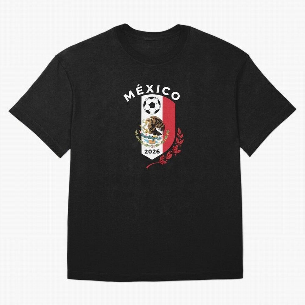 Mexico Emblem World Cup Soccer 2026 Football Crew T-Shirt_83050167 Oversized T-Shirt Bring Global Tournament Vibes to Match Day Hype around FIFA World Cup 2026 USA Canada Mexico, Messi and Cristiano Ronaldo, Netherlands, Stadium Chants, National