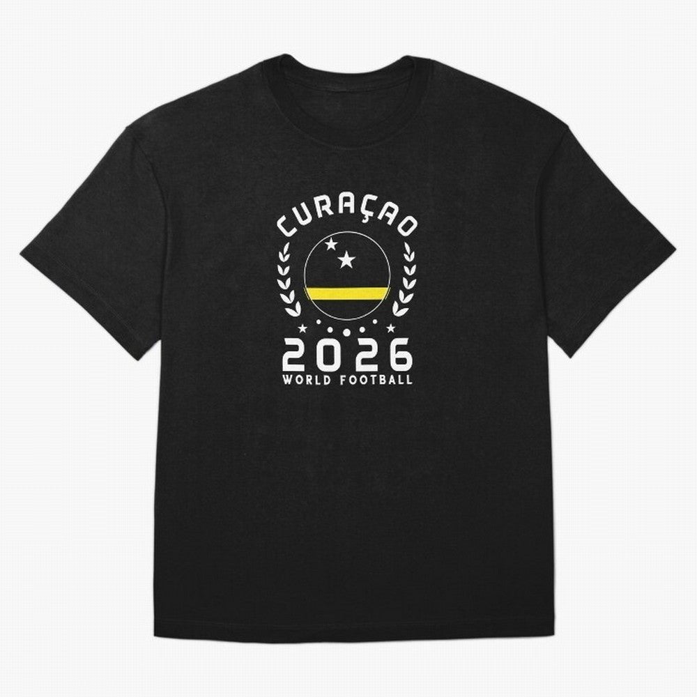 World Cup 2026 Curacao Football Fan Curacaoan Supporter T-Shirt_85310550 Oversized T-Shirt Carry the Colors and Pride of Match Day Hype around FIFA World Cup 2026, Messi and Cristiano Ronaldo, England, Match Day Excitement, Supporter Culture,