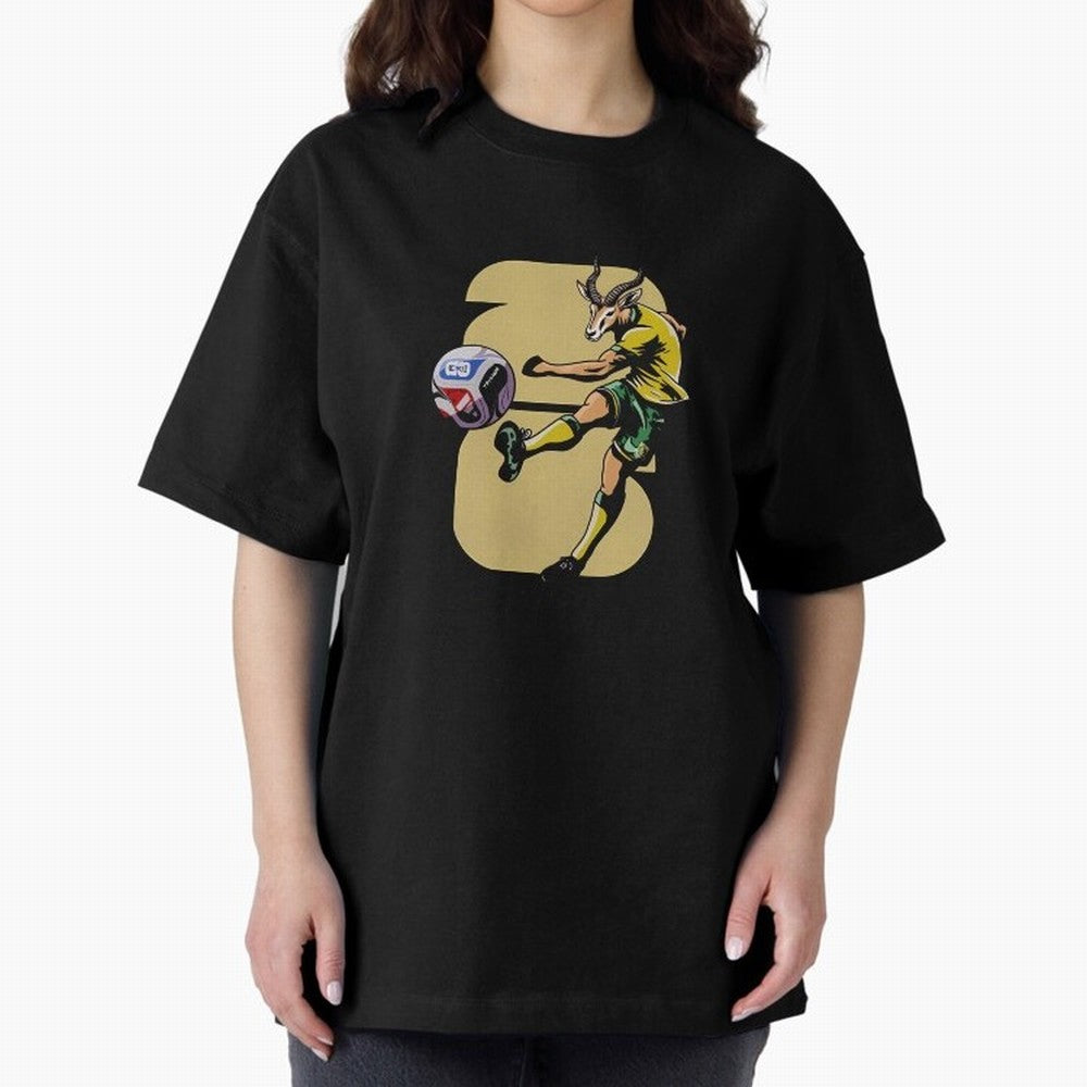 South Africa Springbok Soccer T-Shirt_91176937 Oversized T-Shirt Relive Match Day Hype around FIFA World Cup 2026 USA Canada Mexico, Mbappe, Brazil, Stadium Chants, National Pride, Trophy Dreams and Unforgettable Football Memories; Created for