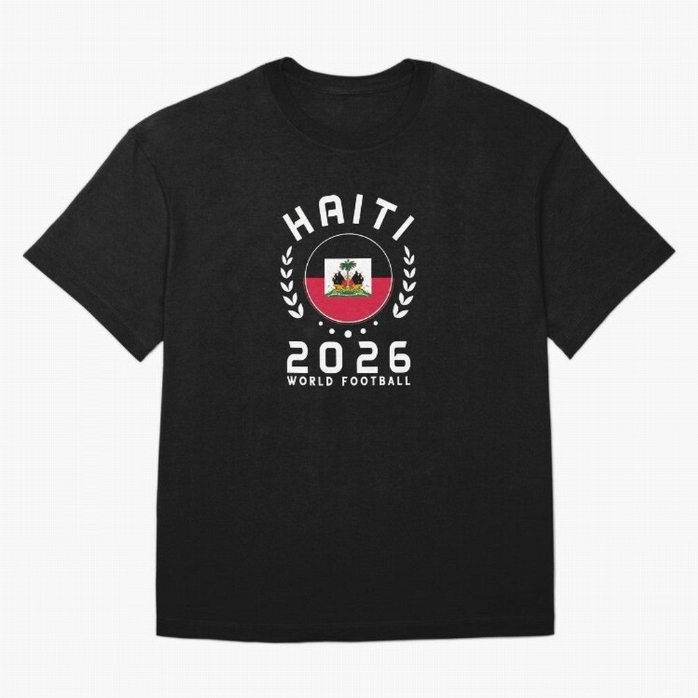 World Cup 2026 Haiti Football Fan Haitian Supporter T-Shirt_84687246 Oversized T-Shirt Fuel Your Fan Pride for Match Day Hype around FIFA World Cup 2026 USA Canada Mexico, Cristiano Ronaldo, England and Germany, Stadium Memories, Football Loyalty,