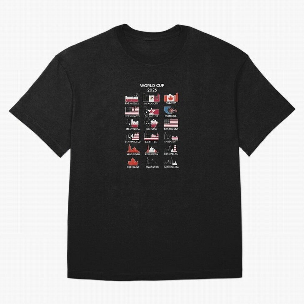 World Cup 2026 Host Cities T-Shirt_84292126 Oversized T-Shirt Show Championship Spirit for Match Day Hype around FIFA World Cup 2026, Messi and Cristiano Ronaldo, Germany, Supporter Pride, Iconic Celebrations, Legendary Names and Global Match Day