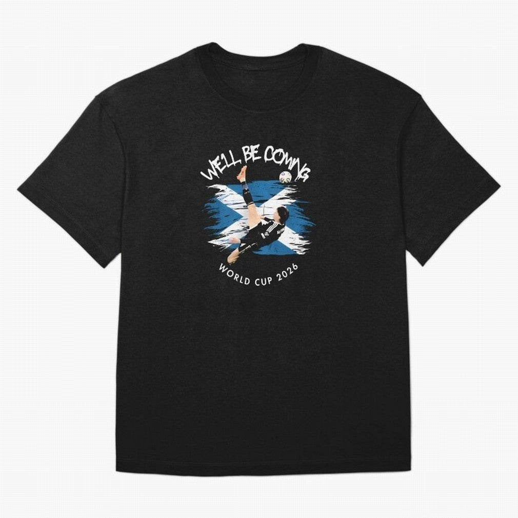 We'll be coming 2026 - Scotland World Cup 2026 ¨C Tartan Army Returns T-Shirt_83870657 Oversized T-Shirt Show Your Love for FIFA World Cup 2026 Group Stage for Fans of CR7 and Argentina, France and Brazil, Bringing Classic Soccer Heritage,