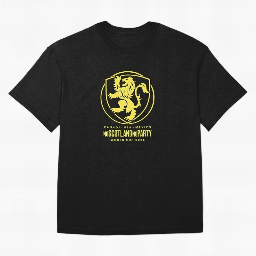 Scotland World Cup 2026 No Scotland No Party T-Shirt_83987455 Oversized T-Shirt Share the Excitement of FIFA World Cup 2026 Spirit, Featuring England, France and Netherlands, Messi, Soccer Culture, Superstar Moments, National Team Dreams and
