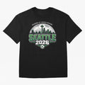 World Soccer Tournament Cup 2026 Seattle Oversized T-Shirt Relive the Noise and Pride of FIFA World Cup 2026 USA Canada Mexico with Messi and Cristiano Ronaldo, Argentina Energy, Stadium Chants, National Pride, Trophy Dreams and Unforgettable