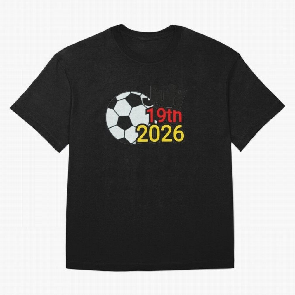 USA 2026- Germany Oversized T-Shirt Enjoy FIFA World Cup 2026 Group Stage Spirit, Highlighting England, France and Netherlands, Neymar, Haaland and Cristiano Ronaldo, Football History, Final Match Energy, Crowd Noise and Once in a Lifetime Moments;