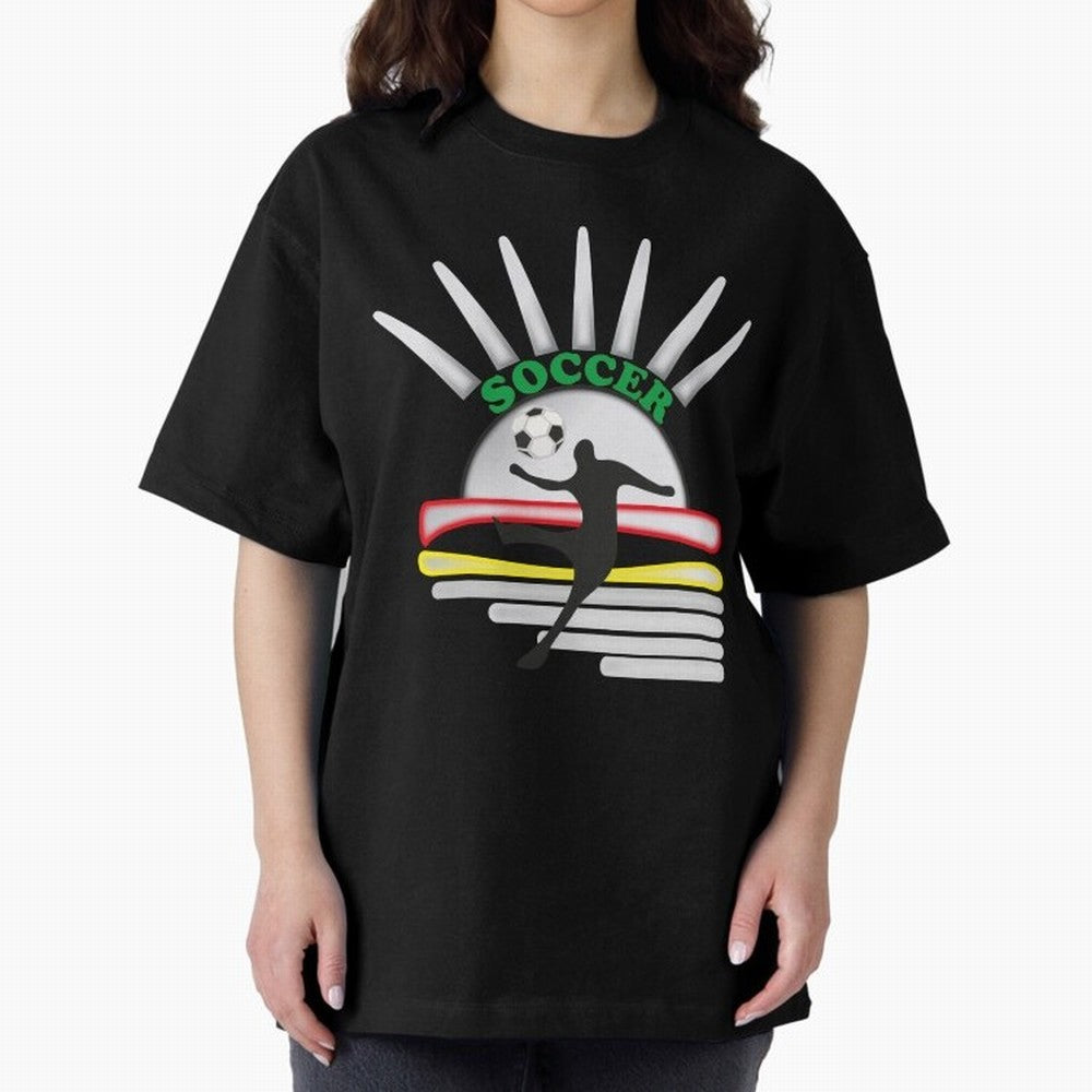 Football player football sun Oversized T-Shirt Show Match Day Excitement for FIFA World Cup 2026 for Fans of CR7 and Portugal, Bringing Football Passion, Legendary Performances, Festival Vibes and Supporter Community; Made for Collectors Who Enjoy