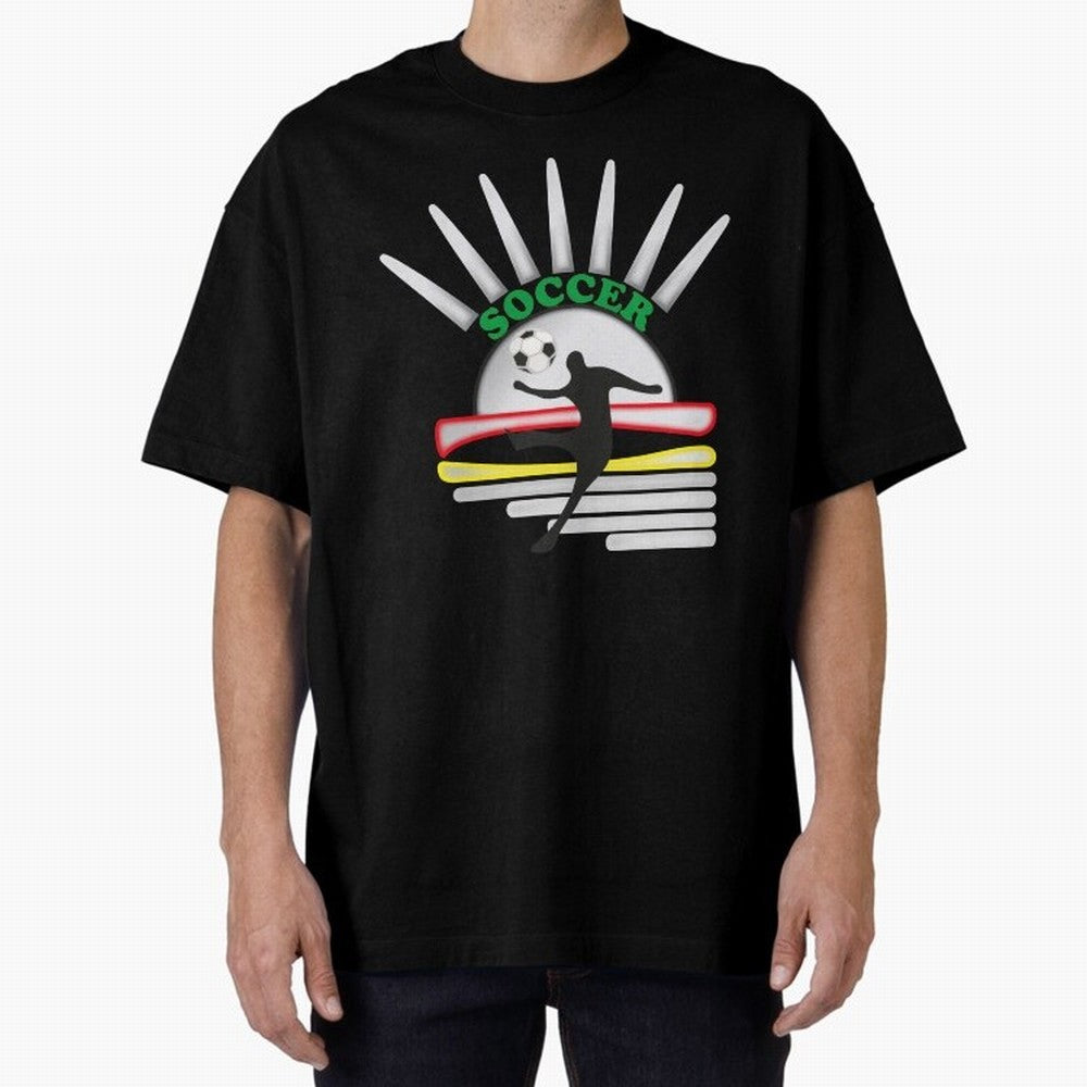 Football player football sun Oversized T-Shirt Show Match Day Excitement for FIFA World Cup 2026 for Fans of CR7 and Portugal, Bringing Football Passion, Legendary Performances, Festival Vibes and Supporter Community; Made for Collectors Who Enjoy