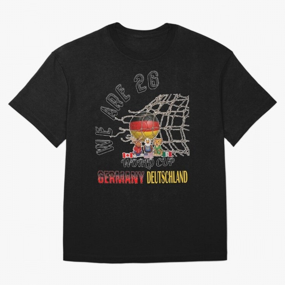 World cup 26 - Germany Oversized T-Shirt Represent Football Lovers during Global Football Passion for FIFA World Cup 2026 Group Stage, Filled with Haaland, England, Stadium Memories, Football Loyalty, International Chants and Championship