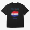 CROATIA WORLD CUP 2026 Oversized T-Shirt Bring Stadium Energy to FIFA World Cup 2026 USA Canada Mexico Celebrating Messi, Neymar and Mbappe, England and Germany Energy, Football Festival Excitement, Trophy Ambitions, Country Rivalries and Star