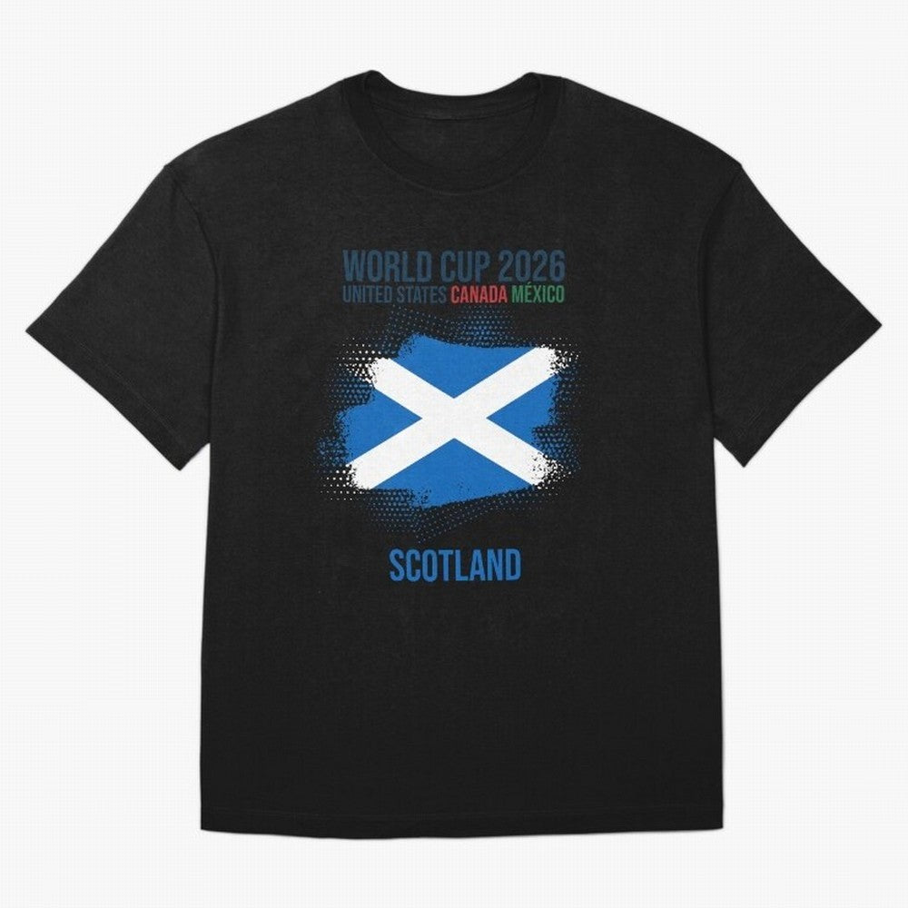 SCOTLAND WORLD CUP 2026 Oversized T-Shirt Honor Football Greatness during Global Football Passion for FIFA World Cup 2026, Highlighting Cristiano Ronaldo, Haaland and CR7, England, Champion Mindset, Group Stage Buzz, Knockout Tension and Passionate