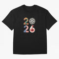2026 Football Countries Design ¨C USA, Canada & Mexico Inspired Art Oversized T-Shirt Support Iconic Players in Match Day Hype around FIFA World Cup 2026 Group Stage, Haaland and Mbappe, Argentina and Brazil, Stadium Memories, Football Loyalty,