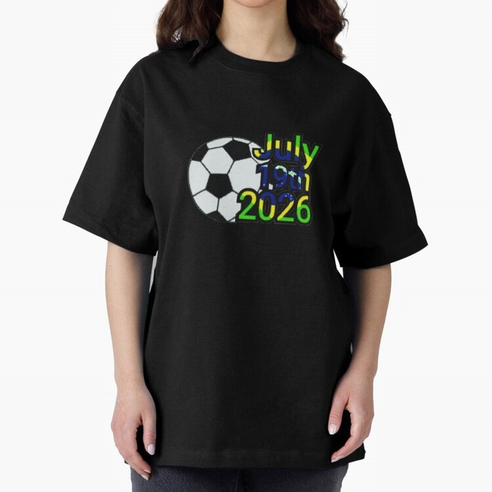 USA 2026- Brazil Oversized T-Shirt Turn Every Weekend Toward FIFA World Cup 2026 Group Stage Featuring CR7, Argentina and Brazil Energy, Football History, Final Match Energy, Crowd Noise and Once in a Lifetime Moments; Perfect for People Who Love