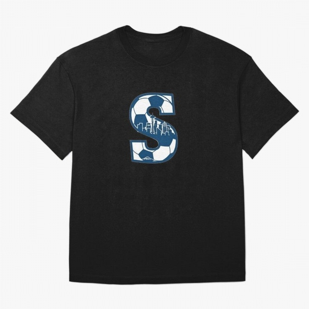 Seattle Soccer 2026 Oversized T-Shirt Make Your Look Match FIFA World Cup 2026 USA Canada Mexico for Fans of Mbappe and Neymar and Portugal, Spain and Germany, Bringing Football Passion, Legendary Performances, Festival Vibes and Supporter