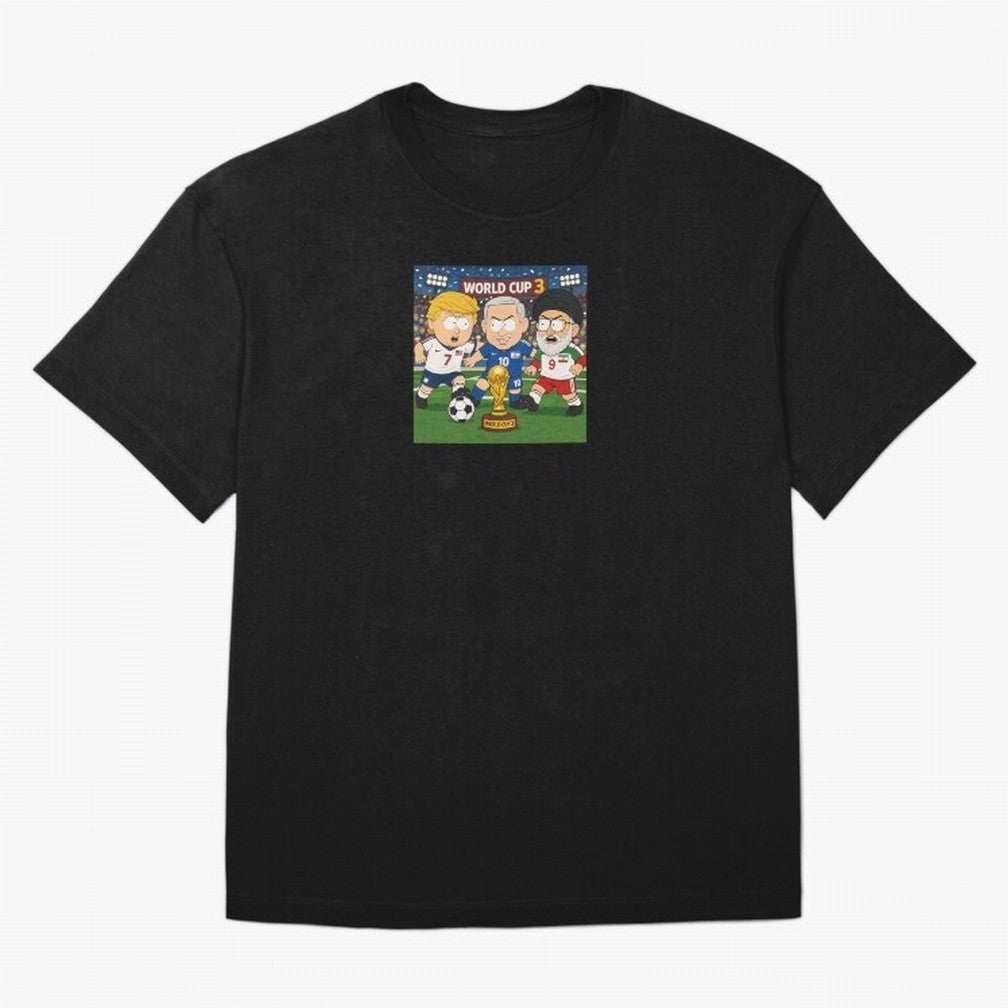 WORLD CUP 3 Oversized T-Shirt Fuel the Hype around the FIFA World Cup 2026 Group Stage Journey through Cristiano Ronaldo Highlights, Spain Pride, Retro Football Energy, Iconic Rivalries, Trophy Chase Drama and Stadium Atmosphere; Great for Watch
