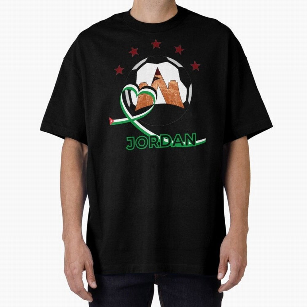 Jordan WC2026 Oversized T-Shirt Experience FIFA World Cup 2026 Spirit, Built around Argentina, Messi, Stadium Chants, National Pride, Trophy Dreams and Unforgettable Football Memories; Ideal for Fans Who Follow Messi, Cristiano Ronaldo, CR7,