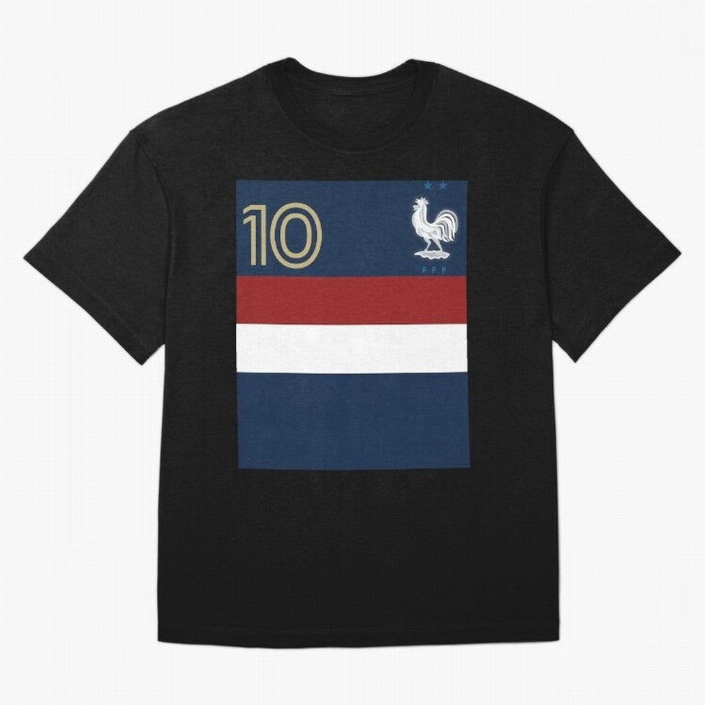 France | 2026 World Cup Fan Apparel Oversized T-Shirt Capture Global Football Passion for FIFA World Cup 2026, Made for Mbappe and Neymar, Spain, Tournament Hype, Historic Matchups, Family Viewing Parties and Global Sports Pride; Great for
